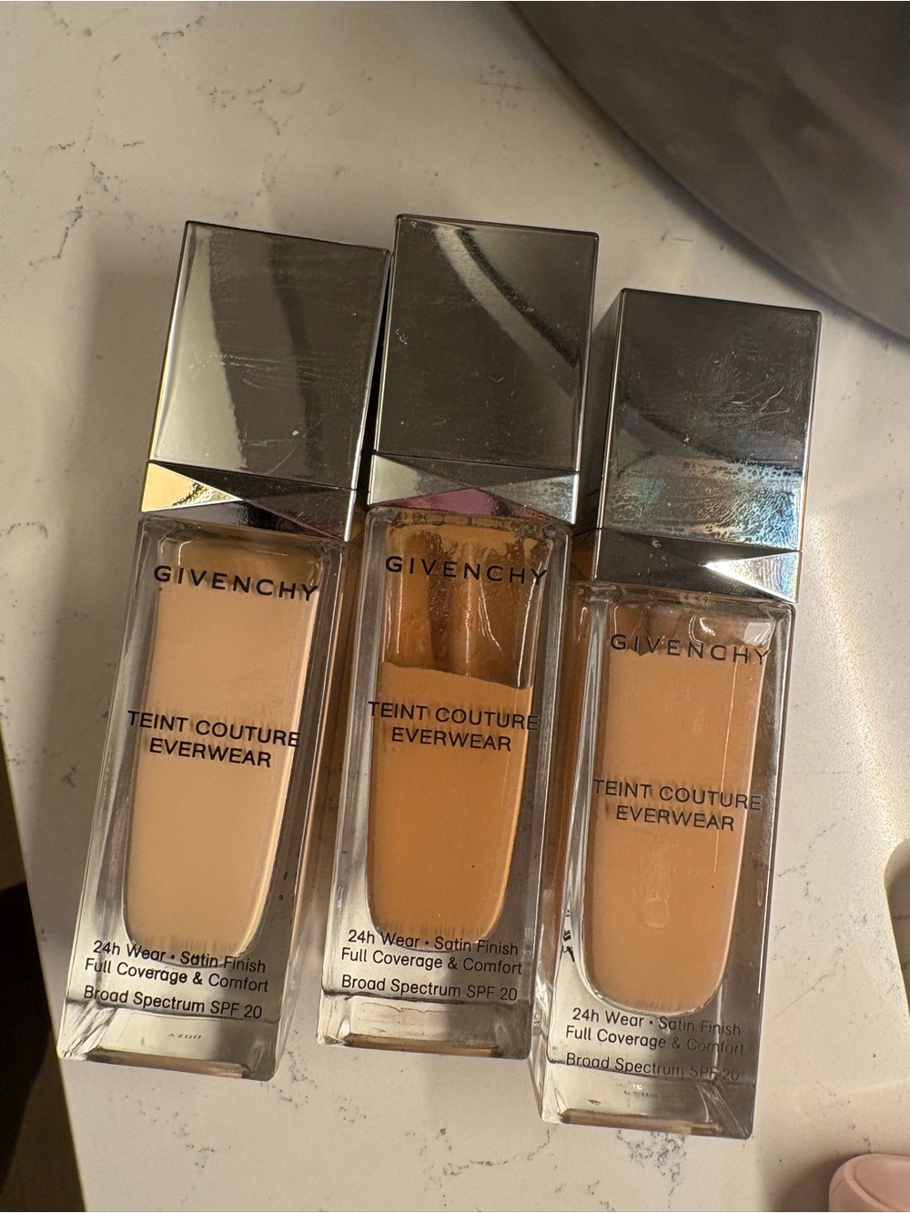Set of 3 Givenchy Teint Couture Everwear Liquid Foundation